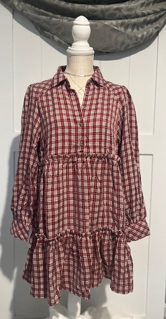 Shelby Plaid Dress