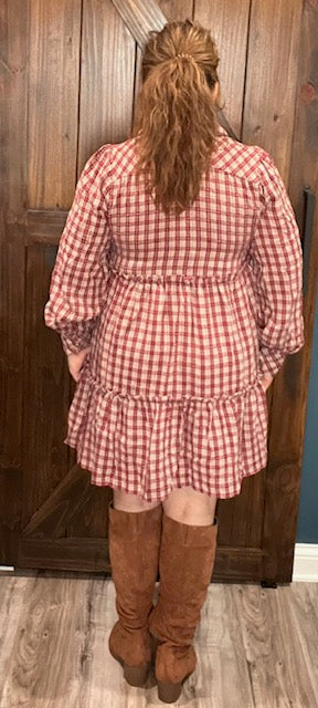 Shelby Plaid Dress