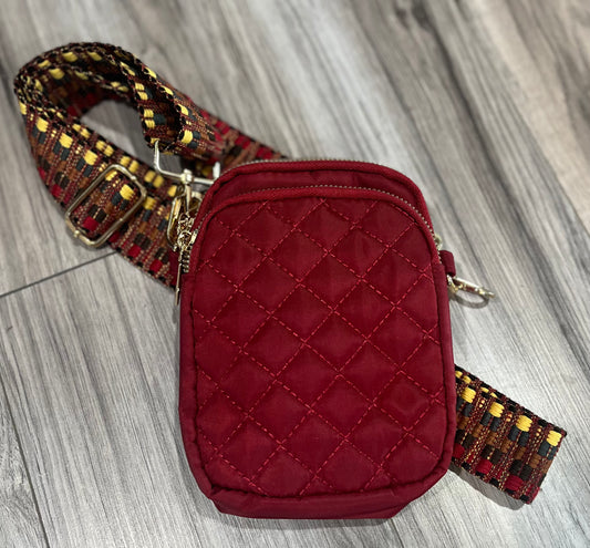 Quilted Crossbody Sling Bag