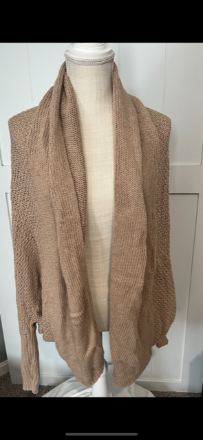 Cozy Feels Cardi Taupe