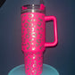 Hot Pink Leo Stainless Cup