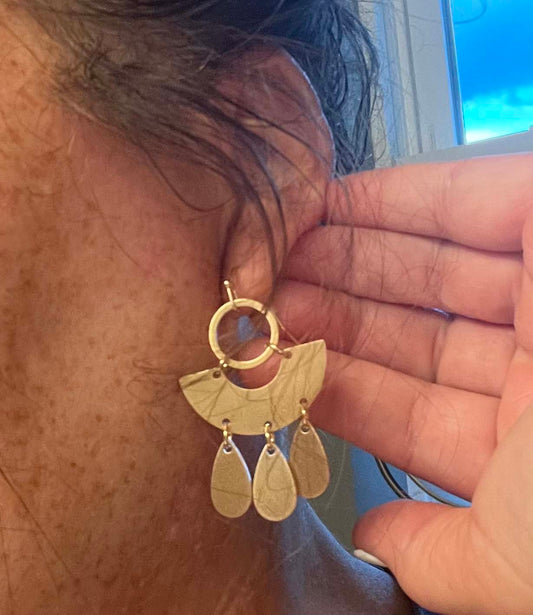 Gold Boho Vibes earrings